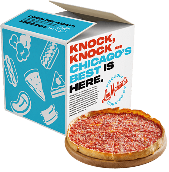 Lou Malnati's Pizzeria deep dish pizza in Chicago