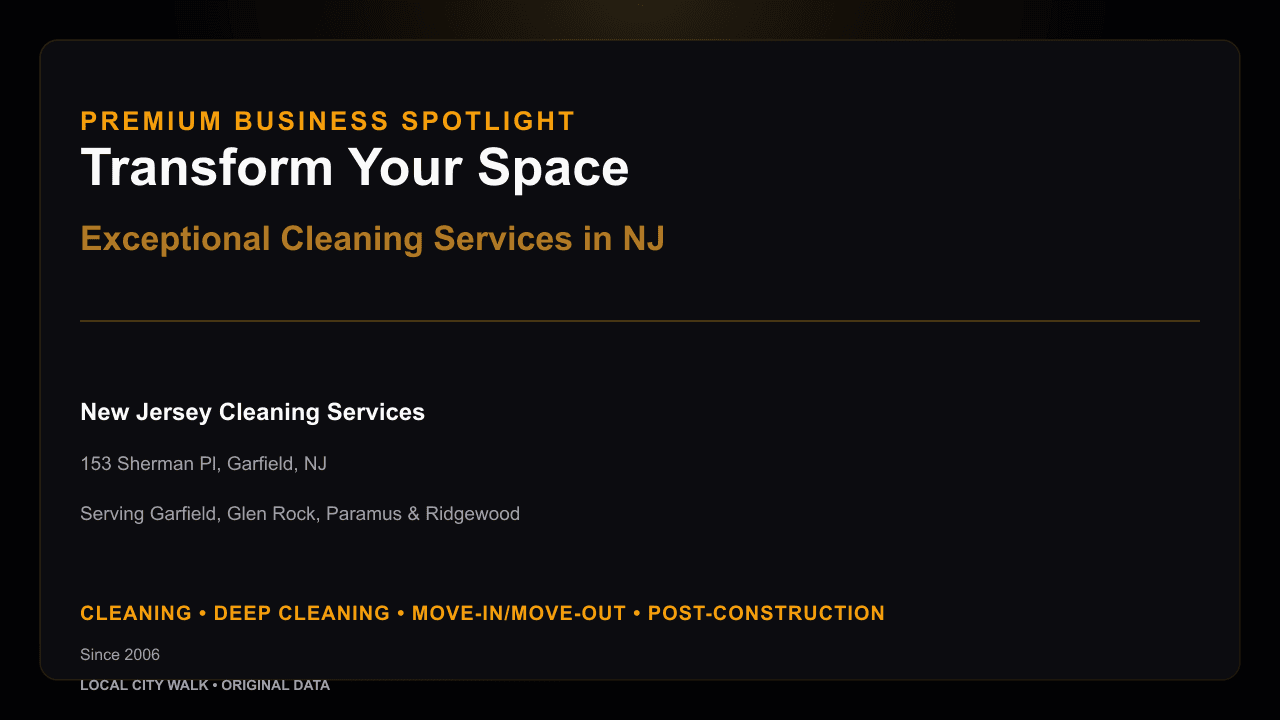 Transform Your Space: Exceptional Cleaning Services in NJ
