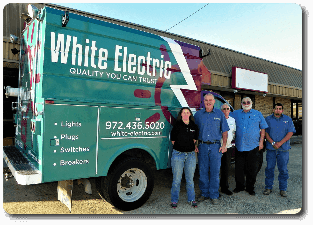 Professional electrical services by White Electric