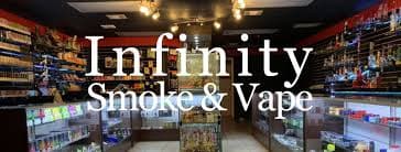 Exterior view of Infinity Smoke and Vape shop in Sebastian, FL.