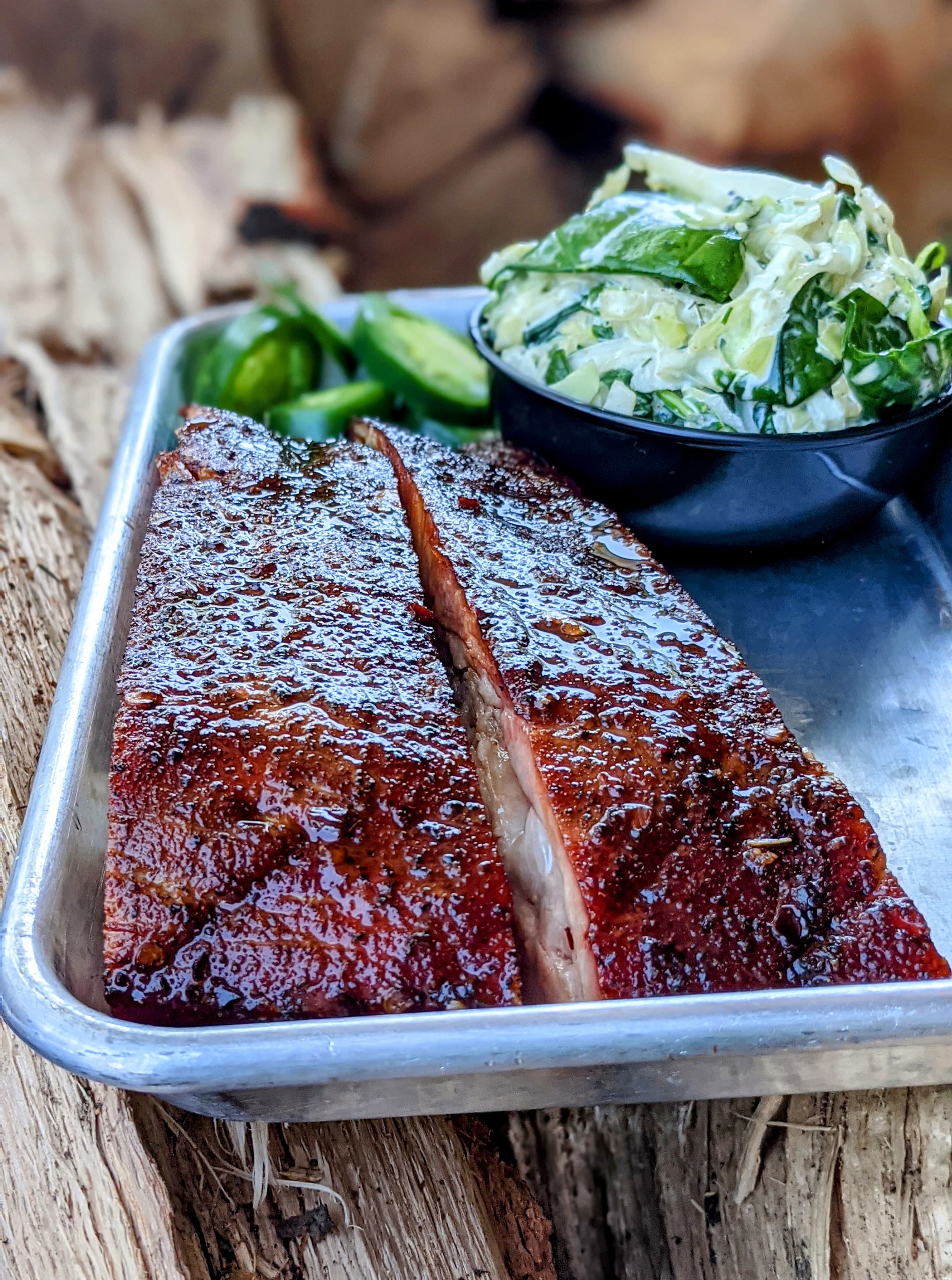 Delicious smoked meats at CorkScrew BBQ restaurant